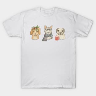 Winter dogs T-Shirt